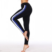 Fashion Striped Skinny Fit Ankle Yoga Leggings