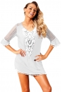 white-crochet-pom-pom-trim-beach-tunic-cover-up