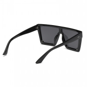 Fashion Multi-color Conjoined lenses Square Outdoor Sunglasses