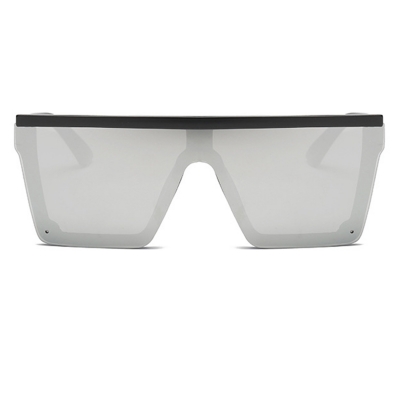 Fashion Multi-color Conjoined lenses Square Outdoor Sunglasses YOUYOUFASHIONEC.com