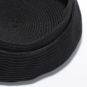 Fashion Straw Flat Wide Brim Punk Style Women Fedoras Hat With Buttons