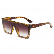 Fashion Multi-color Conjoined lenses Square Outdoor Sunglasses