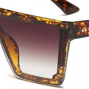Fashion Multi-color Conjoined lenses Square Outdoor Sunglasses