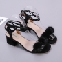 women-s-solid-summer-low-heel-open-toed-slingbacks-lace-up-sandals