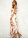 irregular-floral-printed-spaghetti-strap-square-neck-slim-maxi-dress