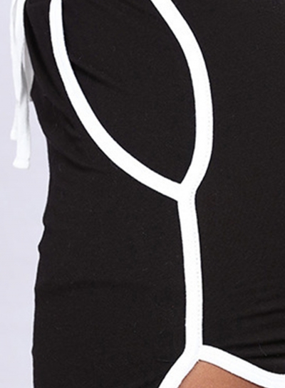 Sexy Striped Spicing Elastic Waist Skirt With Pockets stylesimo.com