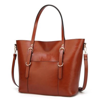 Solid Concise Vintage Handle Satchel Shoulder Bag Cross-body Bag YOUYOUFASHIONEC.com