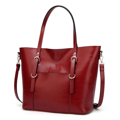 Solid Concise Vintage Handle Satchel Shoulder Bag Cross-body Bag YOUYOUFASHIONEC.com