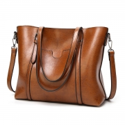 Solid Handle Satchel Handbag Women Shoulder Bag Messenger Tote Bag