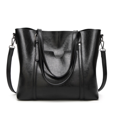 Solid Handle Satchel Handbag Women Shoulder Bag Messenger Tote Bag LZDINTECOMMERCE.com