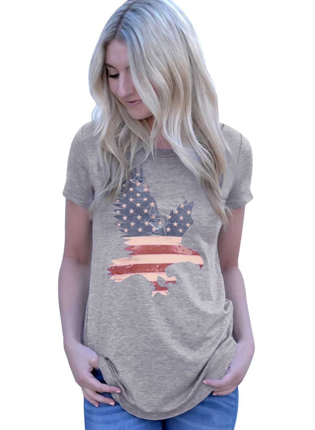 american flag eagle t shirt
