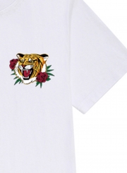 Summer Loose Tiger Head Pattern Printed Short Sleeve T-shirt