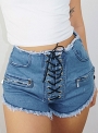 casual-denim-burrs-high-waist-lace-up-shorts-wide-leg-pockets-with-zip