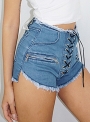 casual-denim-burrs-high-waist-lace-up-shorts-wide-leg-pockets-with-zip