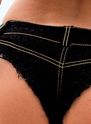 Summer Casual Beach Slim Retro Wash Low Waist Zipper Fly Denim Hot Shorts