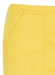 Fashion Sexy Irregular High Waist Pockets Solid Bodycon Skirt