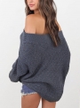 grey-off-the-shoulder-long-sleeve-loose-sweater