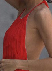 Red Backless Irregular Swing Evening Dress