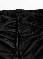 Black Sexy Off Shoulder Bodycon Dress